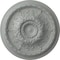 Ekena Millwork Stockport Ceiling Medallion (Fits Canopies up to 6 1/4"), 28"OD x 2 3/4"P, Primed White CM28ST - alternate 1